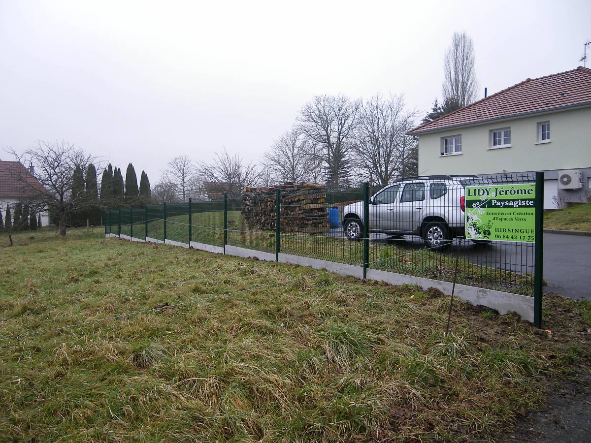 Installation d’une cloture Kingersheim